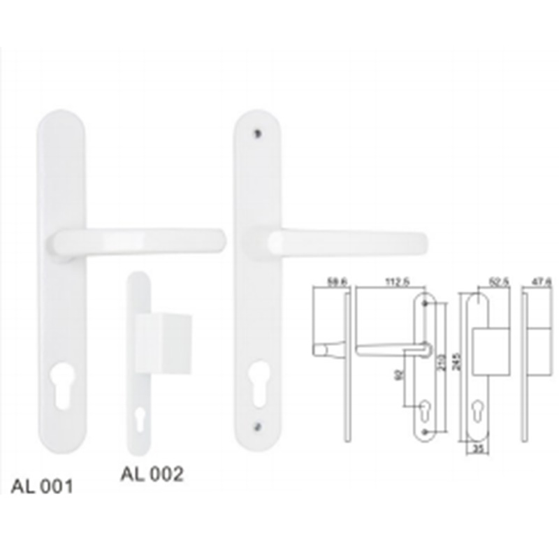 ALT003 Pemegang pintu panel besi/aloi zink