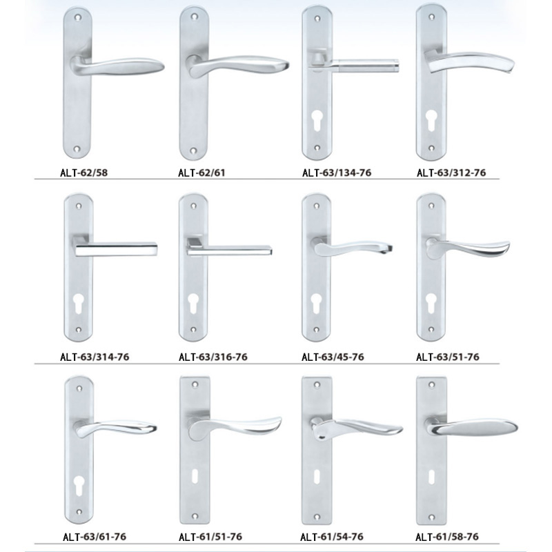 ALT003 Pemegang pintu panel besi/aloi zink